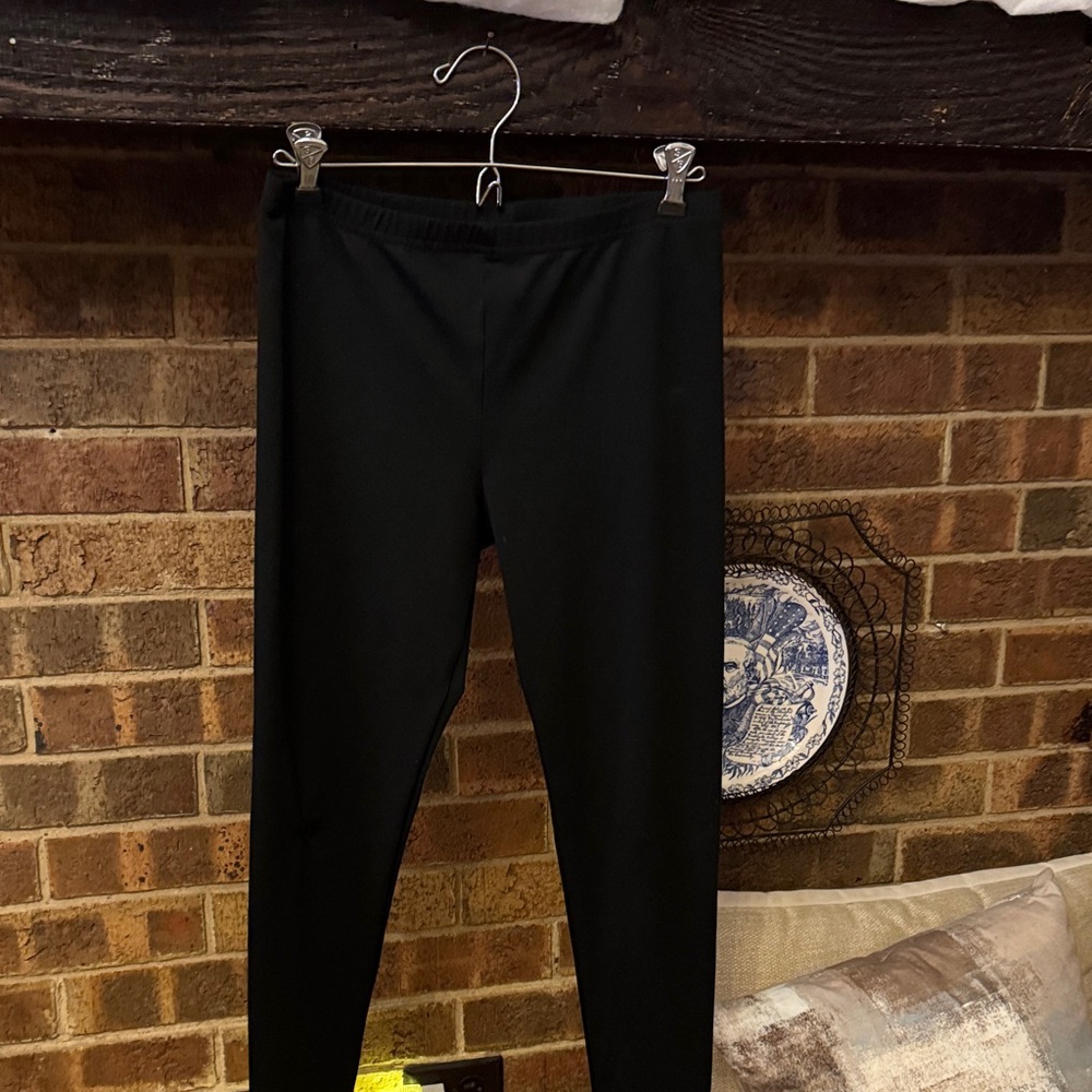 Varsity Black Leggings